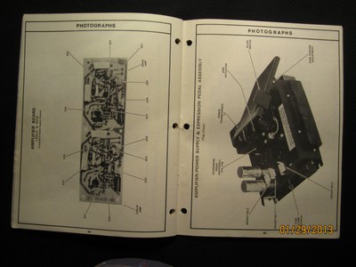 Lowrey Organ LC98KSG Venus Spinet Service Manual Schematics Parts List Factory