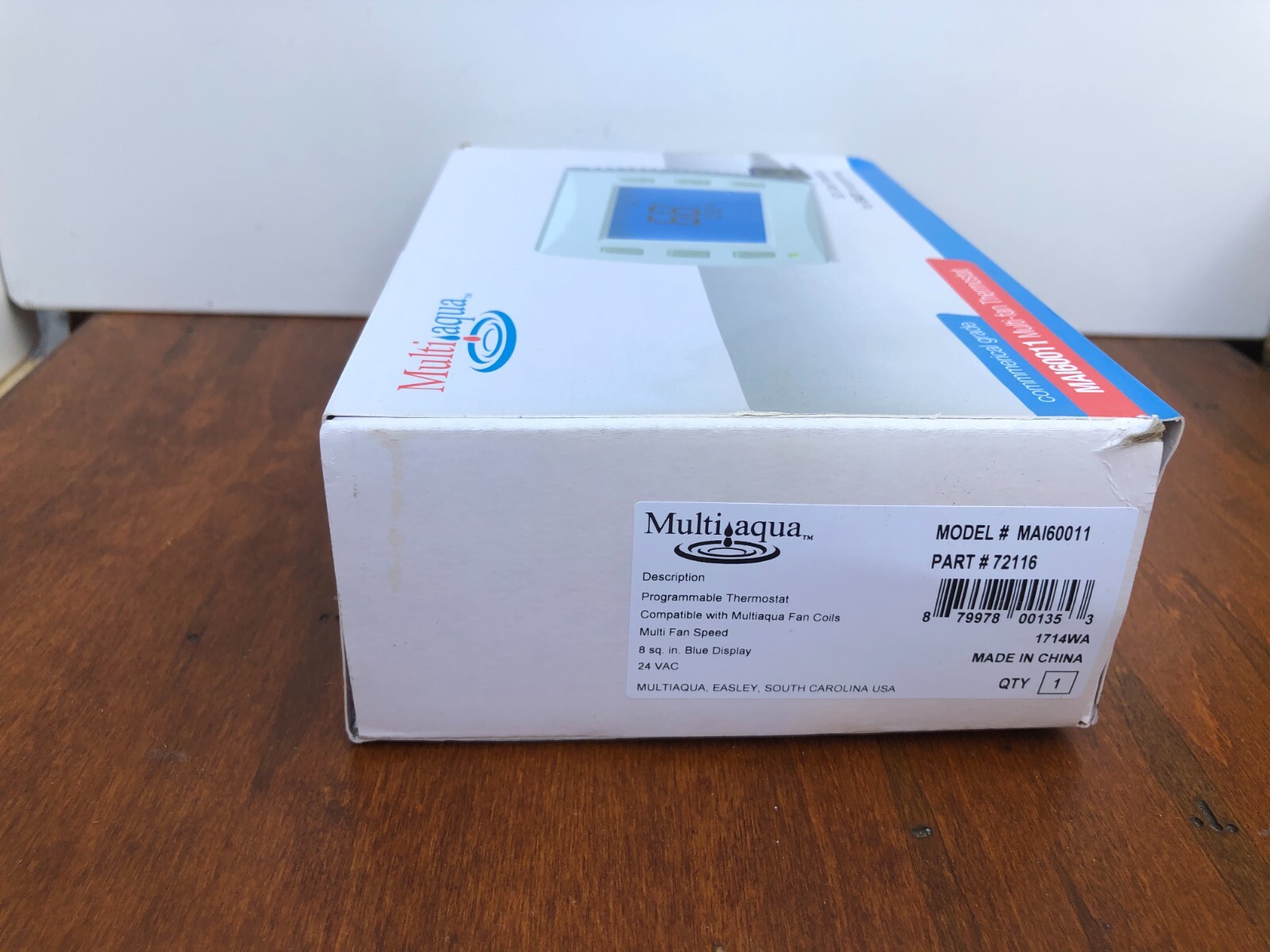 MULTI-AQUA -Multi-Fan-Thermostat Model MAI60011-W/ SD CARD
