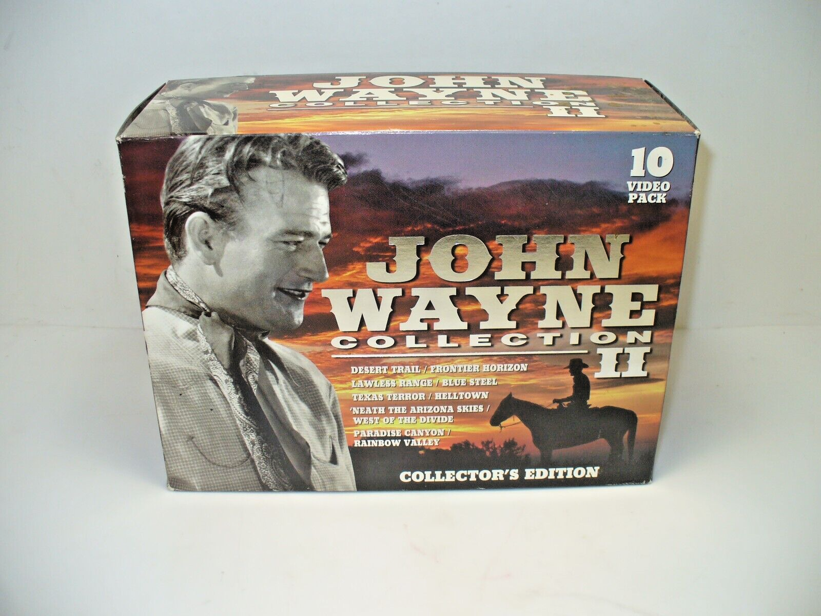 John Wayne Collection 2 10 Video VHS Pack Collector's