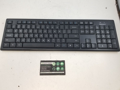 Macally Full Size Wireless RF Keyboard For Windows PC TESTED FS