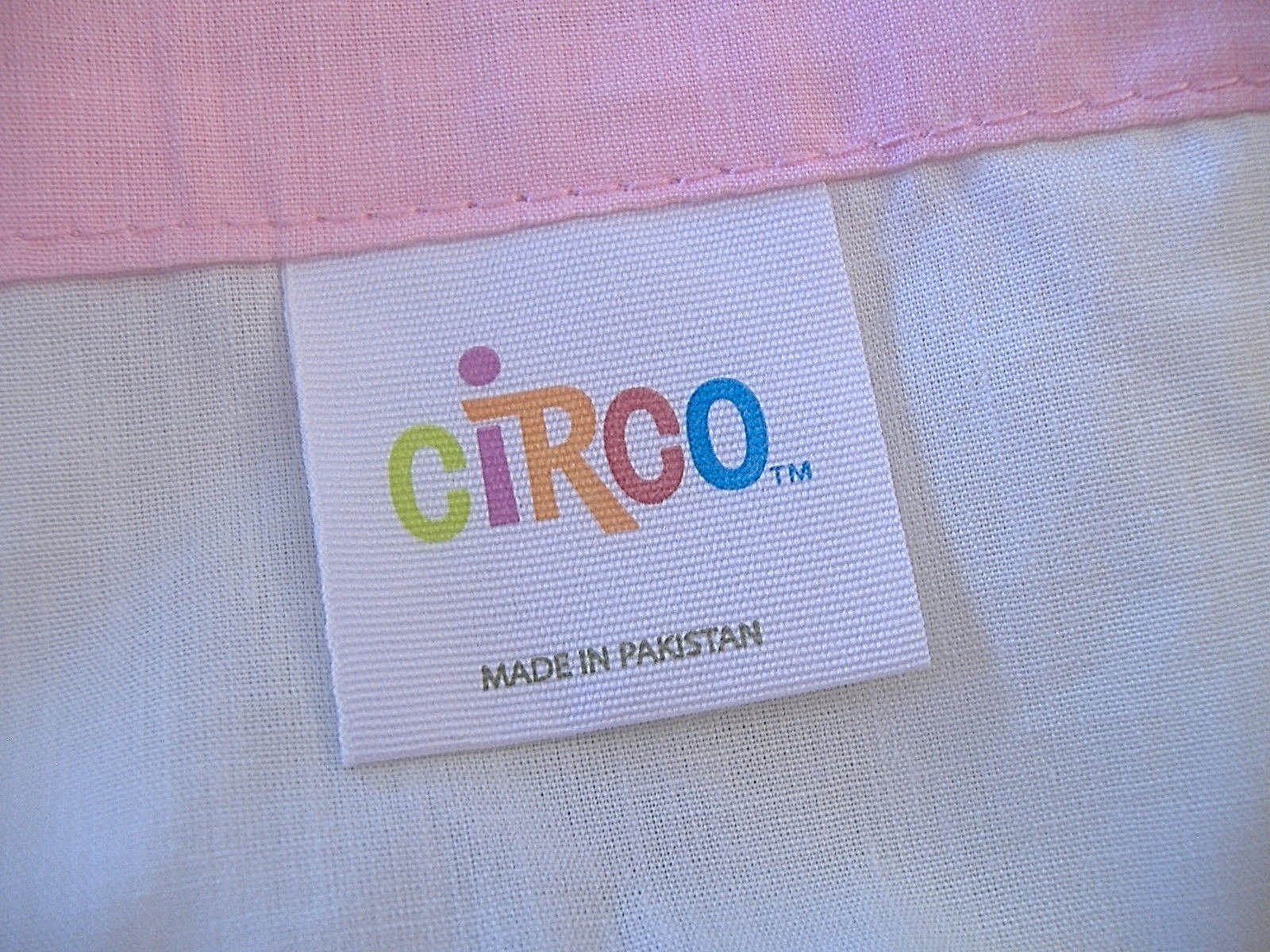 Circo Pretty Horses Window Curtain Valance Pony Bow Pink Gingham 54 x 15  (t-5)