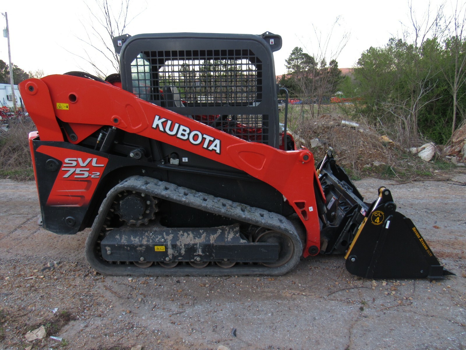 2018 Kubota SVL75-2 Track Skid Steer Loader with 4-IN-1 Tooth Bucket - Ship $500