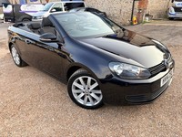 2014 VW Golf 1.6 TDi Cabriolet Convertible. Diesel. Low Road TAX. Black. Px Swap