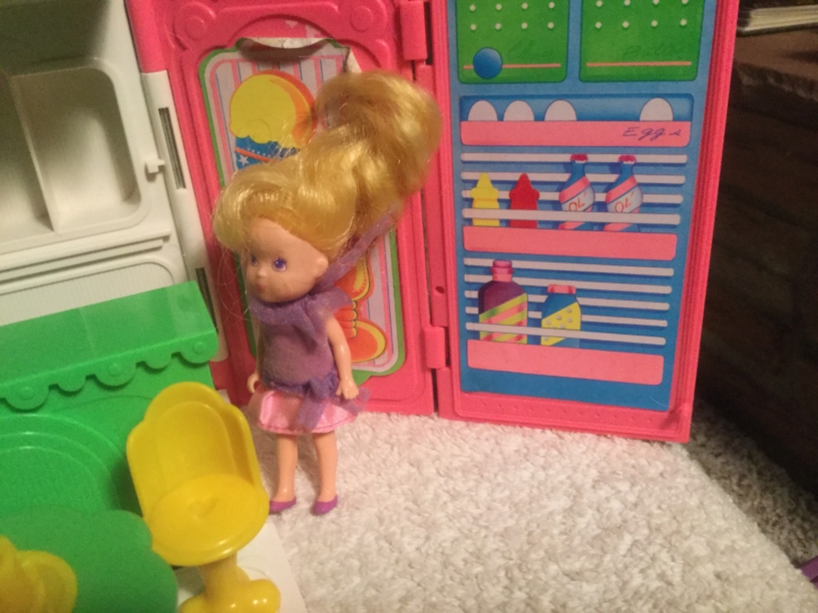 1987 Kenner Wish World Kids “Treats N Sweet” Refrigerator Ice Cream Parlor Toy