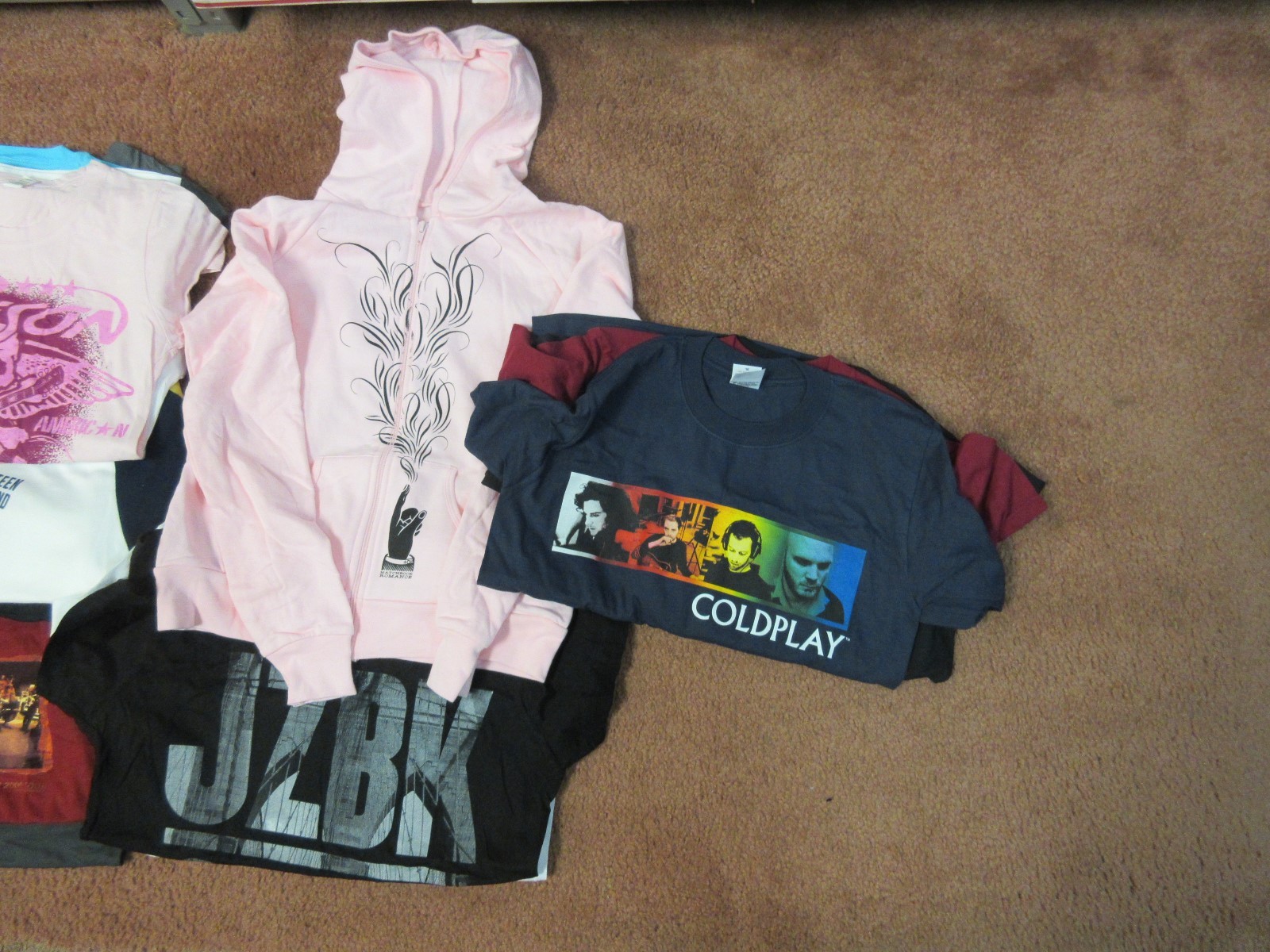 NEW - 50 DIFF. MENS & GIRLS + 5 BONUS MISC. WHOLESALE CONCERT MUSIC BAND T-SHIRT