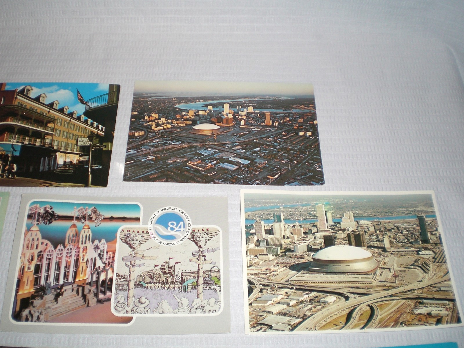 Lot of 8 Vintage Postcards (7) New Orleans and (1) Baton Rouge, Louisiana