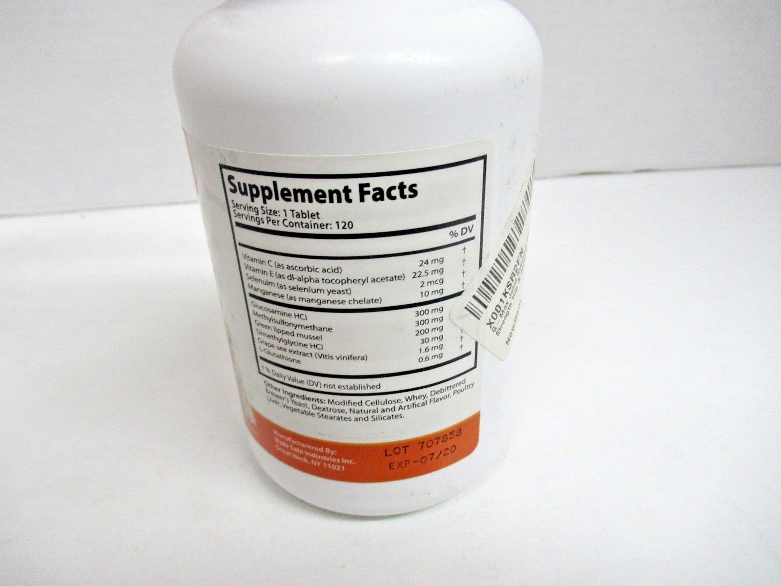 Joint Support w/MSM Max Strength Soft Chews 120CT