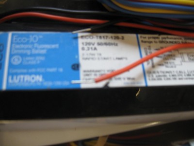 Lutron ECOT817-120-2- 2 Lamp 120 Volt Dimming ballasts( lot of 2 )