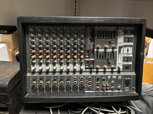 Behringer Europower PMP1680S 10-channel 1600W Powered Mixer Behringer Europower PMP1680S 10-channel 1600W Powered Mixer