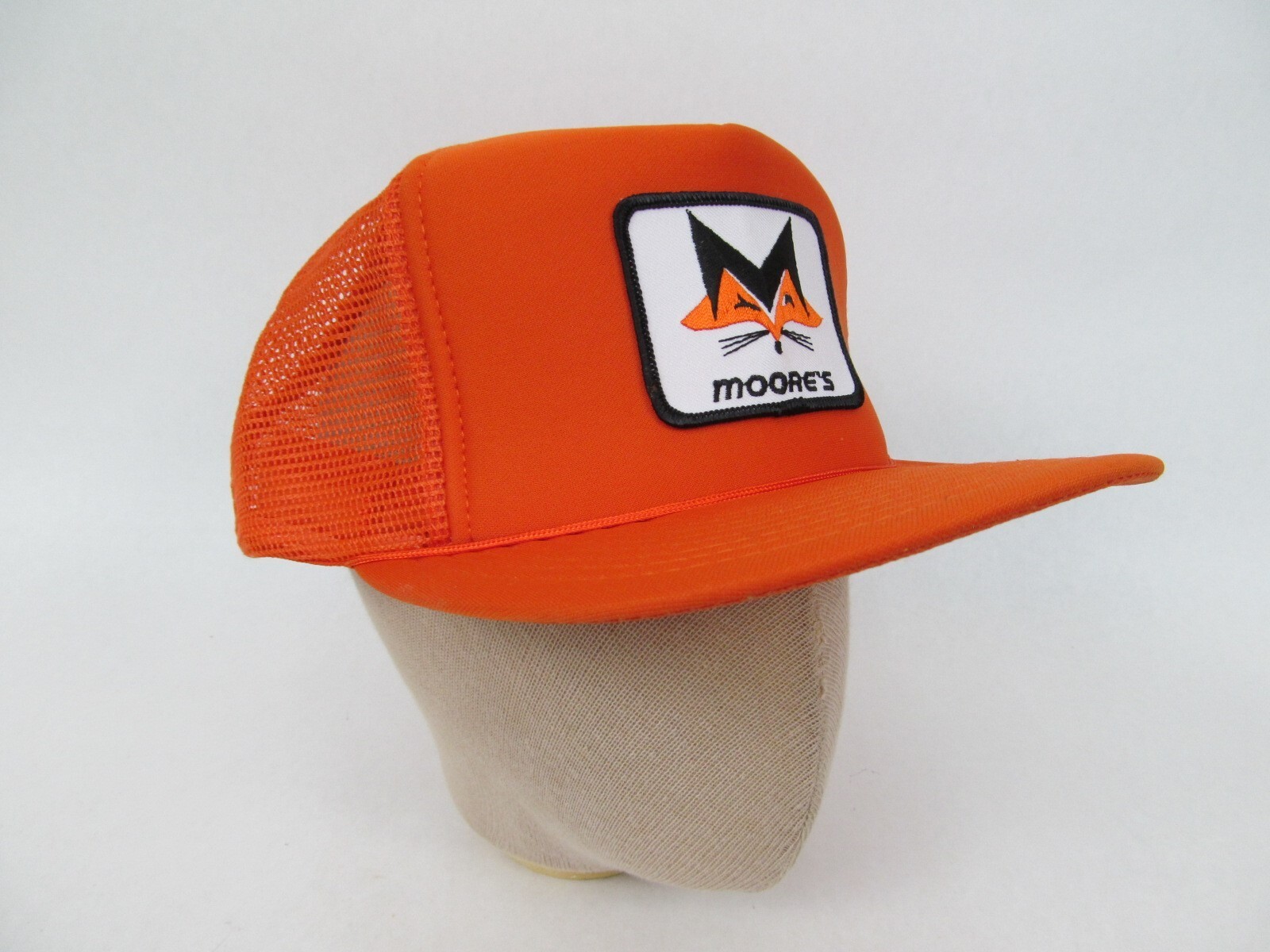 Vintage Snapback Trucker Cap Hat Moore's Fox Lumber Building