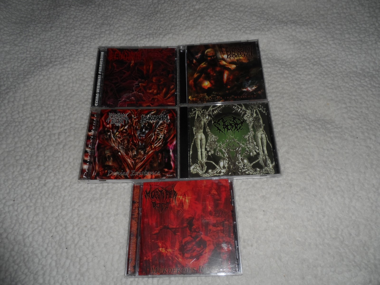 Brutal Death Metal cd Cenotaph Execration Myopia Eternal Ruin  Mortifer Rage