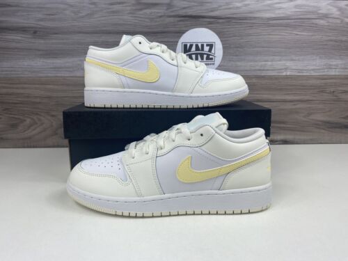 Nike Air Jordan 1 Low GS Women's LT Laser Orange Yellow Nike Air Jordan 1 Low GS Women's LT Laser Orange Yellow