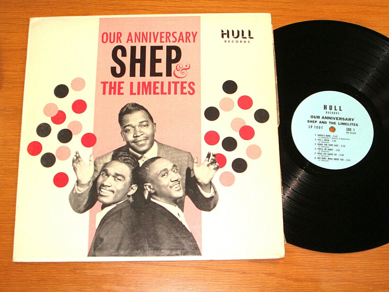 ORIGINAL MONO DOO WOP LP - SHEP & THE LIMELITES - HULL 1001 ORIGINAL MONO DOO WOP LP - SHEP & THE LIMELITES - HULL 1001