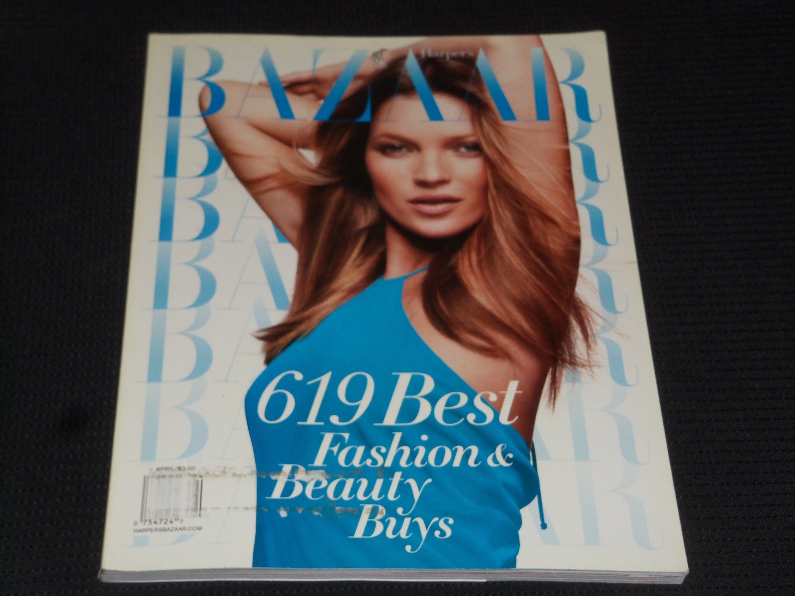 その他 Bazzar april2002 Kate Moss 2002 APRIL HARPER'S BAZAAR MAGAZINE - KATE MOSS FASHION FRONT