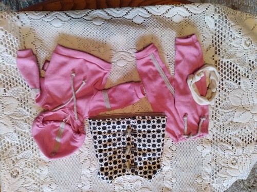NEW ORIGINAL GOTZ HOODIE/VEST OUTFIT FOR 19.5" HANNAH, HAPPY KIDZ DOLLS.