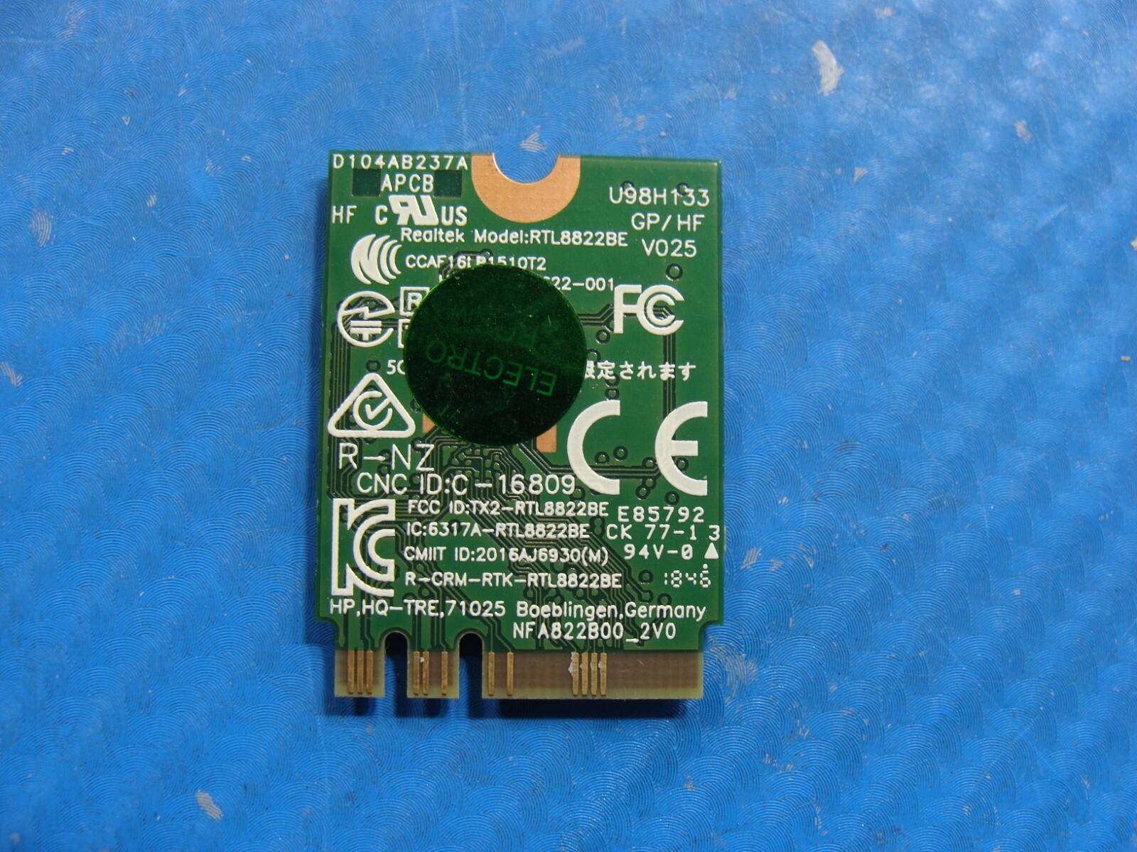 HP Pavilion 15-cu0071nr 15.6" WiFi Wireless Card RTL8822BE 915622-001 915623-001