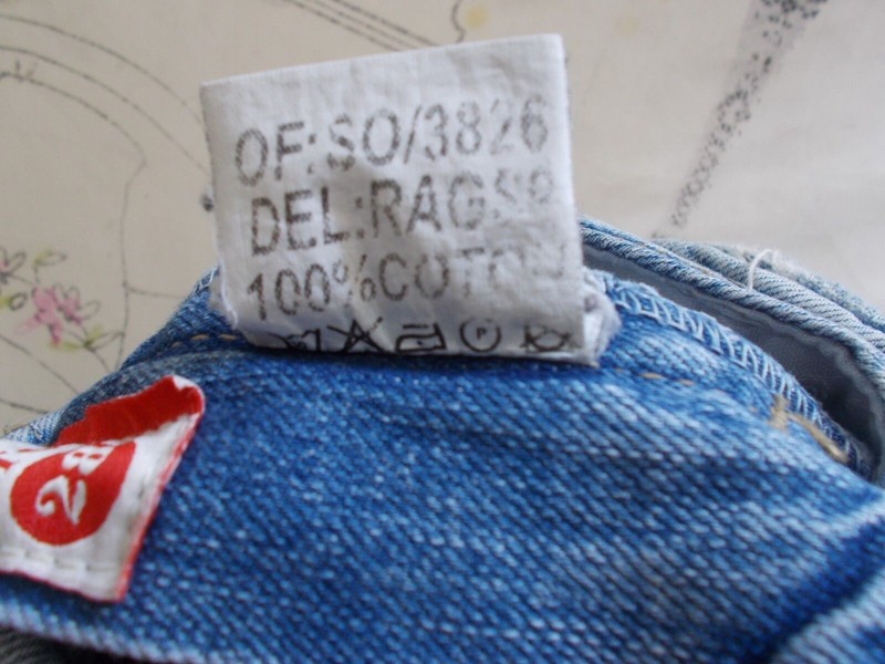 Jean Taille Basse Bleu Clair Le Temps Des Cerises - Taille 38 (W28), Slim Moulant, Occasion Très Bon état
