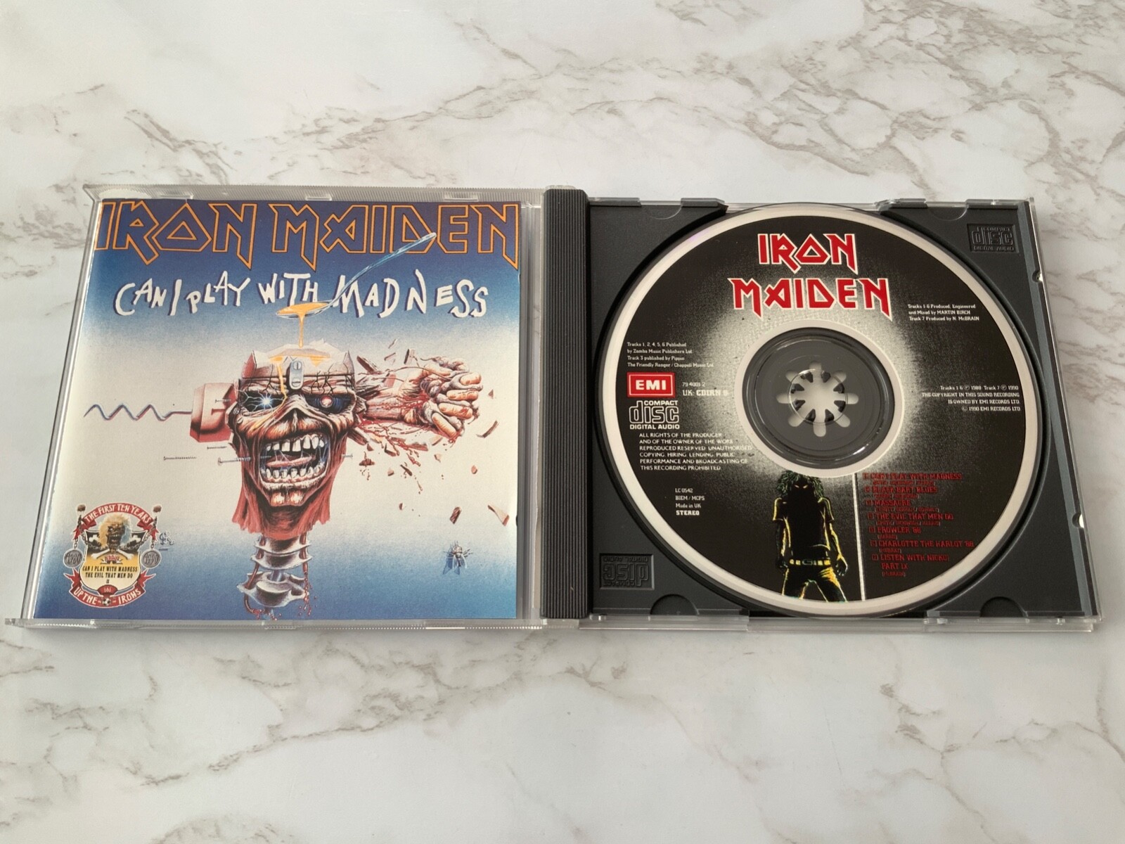 ♦︎ アイアン・メイデン / キャン・アイ・プレイ・ウィズ・マッドネス CD Iron Maiden = アイアン・メイデン – Can I Play With Madness