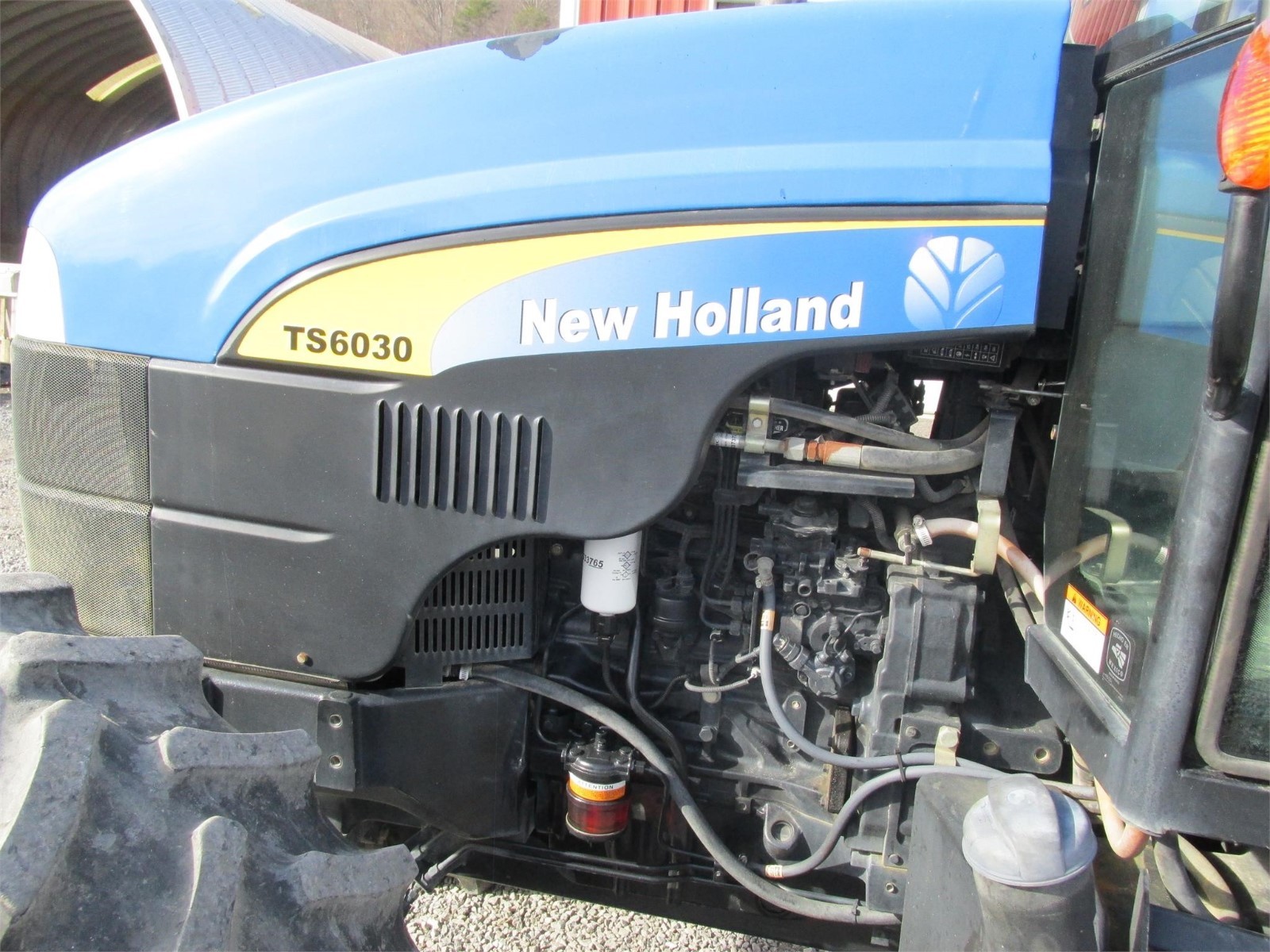2012 NEW HOLLAND TS 6030 FARM TRACTOR FULL CAB 4X4 118 HP COLD A/C NICE TRACTOR