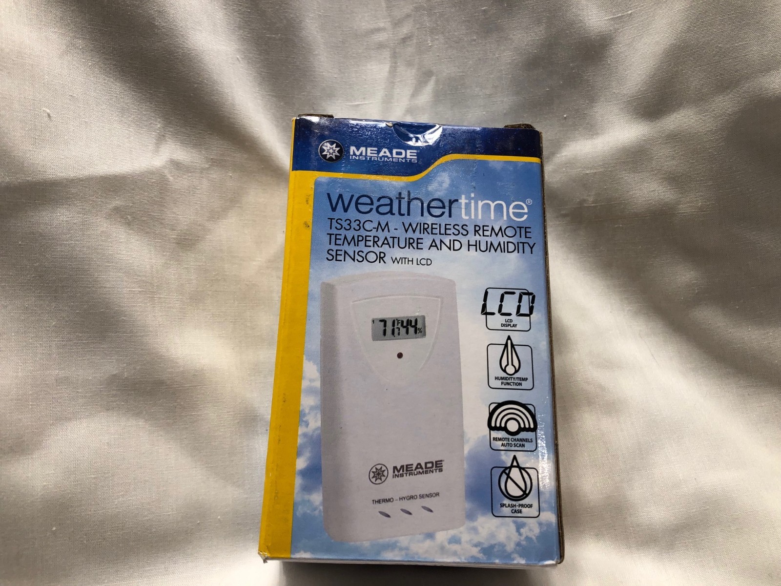 Meade Instruments TS33C-M Wireless Temperature & Humidity Sensor Weather Station