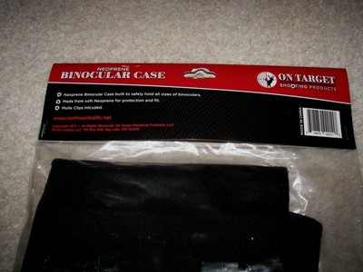 On Target Shooting Products Neoprene Binocular Case NIP Molle Clips