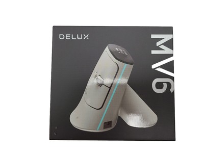 DeLUX Ergonomic Bluetooth Mouse, Wireless Vertical Mouse with OLED Screen,...