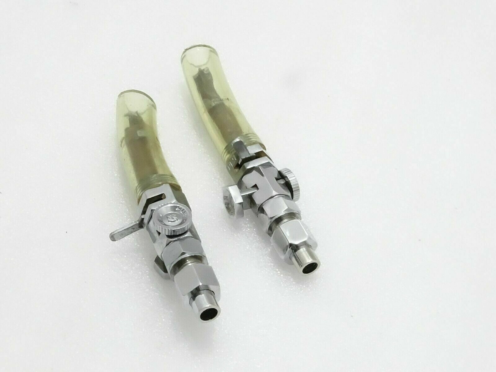 Fits Triumph Fuel Petrol Gas Tank Brass Chrome Tap Reserve 1/4" X 1/4" Set 