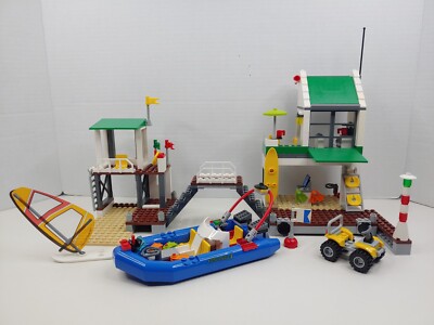 lego city town square 60026 complete set all mini figs no box or instruct 125962019548