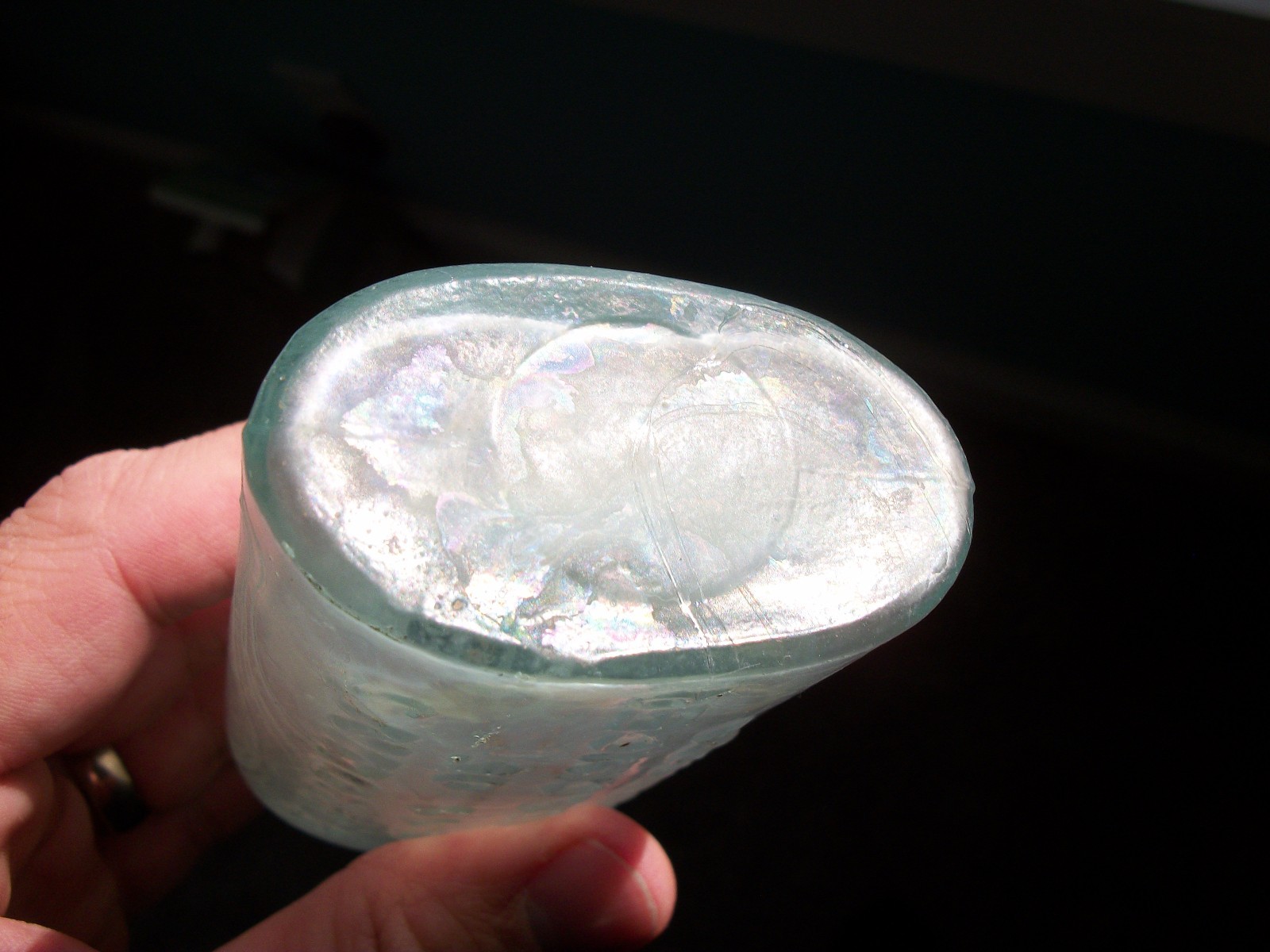 CIVIL WAR PERIOD EARLY APPLIED TOP F. BROWN'S ESS OF JAMAICA GINGER PHILADELPHIA