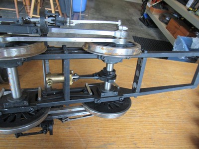 ANTIQUE ORIGINAL CHAS A. COLE FOUR WHEEL SWITCHER STEAM LOCOMOTIVE ENGINE