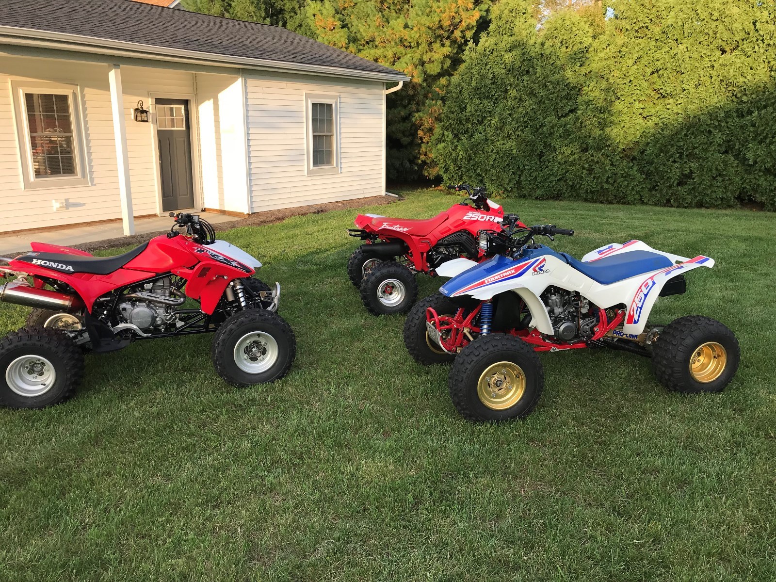 1986 & 1988 Honda TRX 250r's