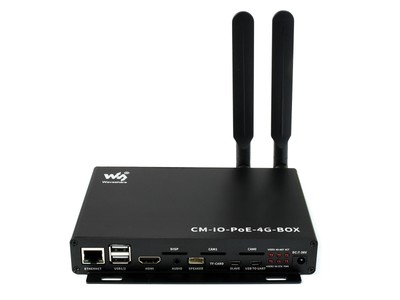 Waveshare Industrial IoT mini host supports GSM 4G PoE for Raspberry Pi CM 3+