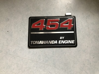1991-96 454 By Tonawanda Engine Valve Cover Decal