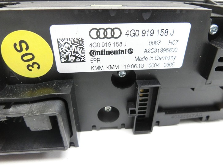 Audi A6 4G 11-14 Bedienteil Bedienelement Klimabedienteil Hinten Audi A6 4G 11-14 02.07.2013 4G0919158J A2C81395800... Vorschau 5
