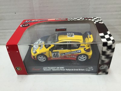 Saico 1:32 Diecast PEUGEOT 206 WRC ''MIchelin'' V. ROSSI Rallye Great Britain 2002