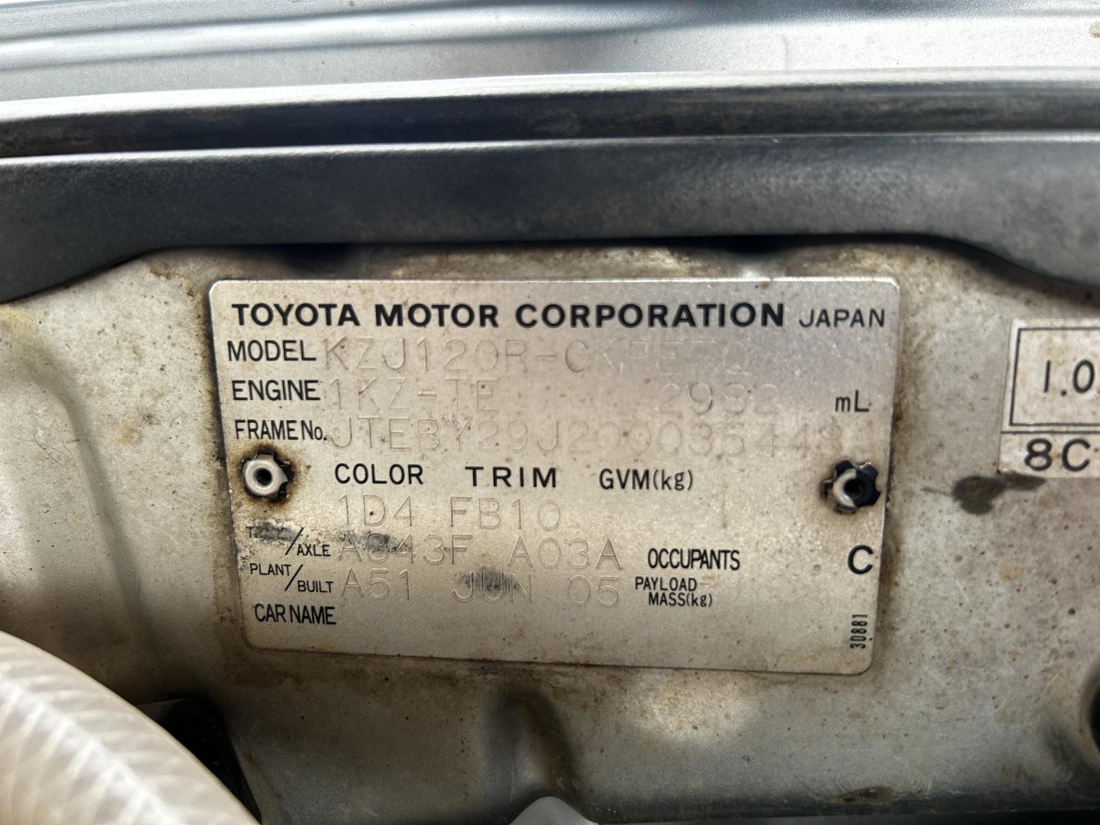 Toyota Prado Left Front ABS Sensor KZJ120 02/2003-11/2023 - thumbnail 8