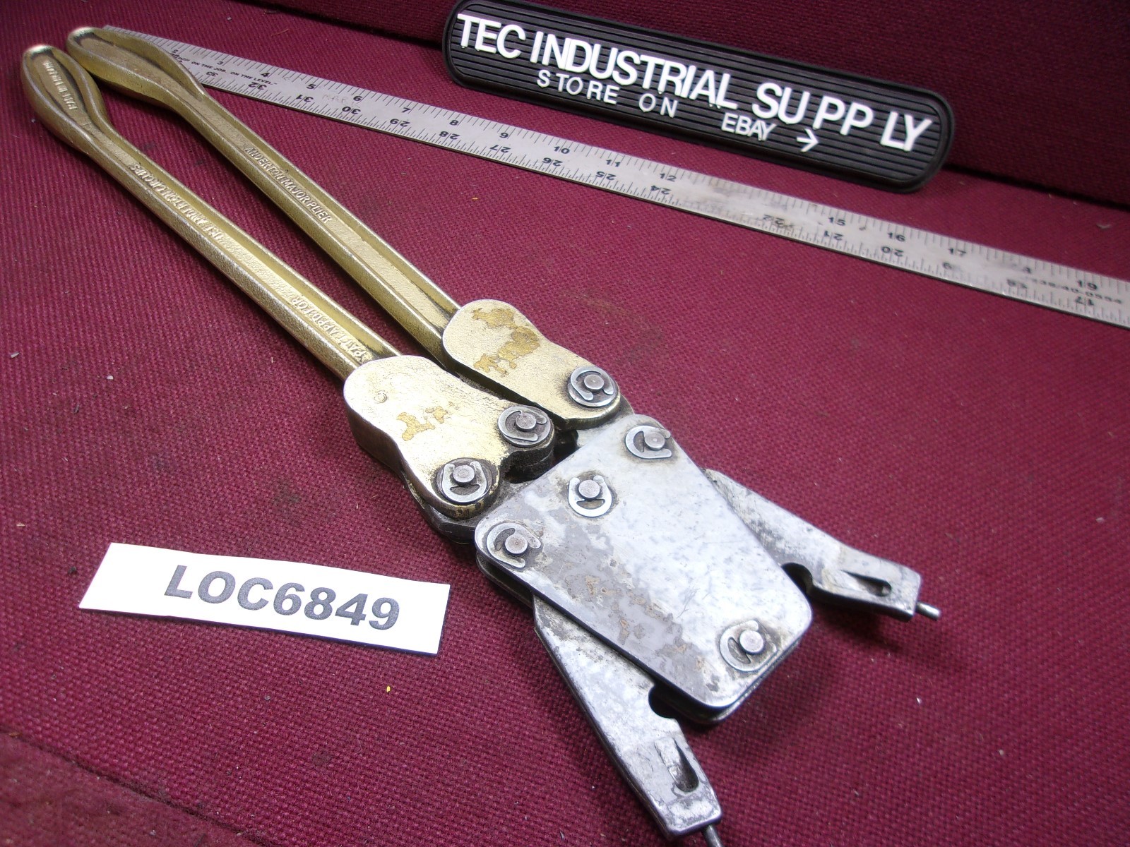 LARGE WALDES - TRUARC & OTHER SNAP RING PLIERS LOT OF 8 LOC6849