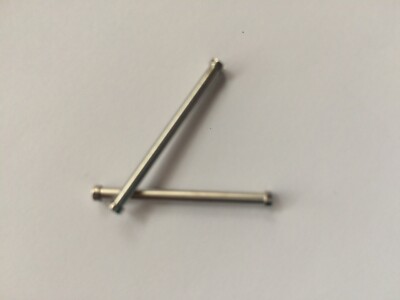2 ORIS 42634 screw bar pin tube Ø46mm AQUIS DATE rubber band