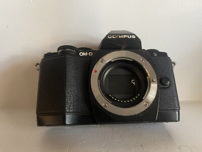 Olympus OM-D E-M10 16.1MP Digital SLR Camera - Black (Body Only)