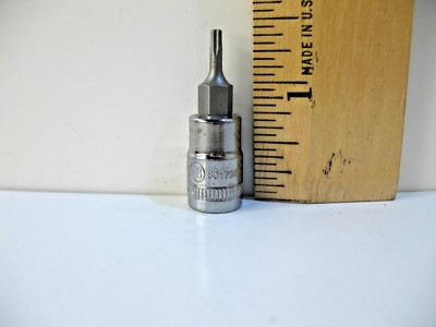 GearWrench 80179N, 1/4'' Drive Tamper Proof Torx Bit Socket T8 - Brand New
