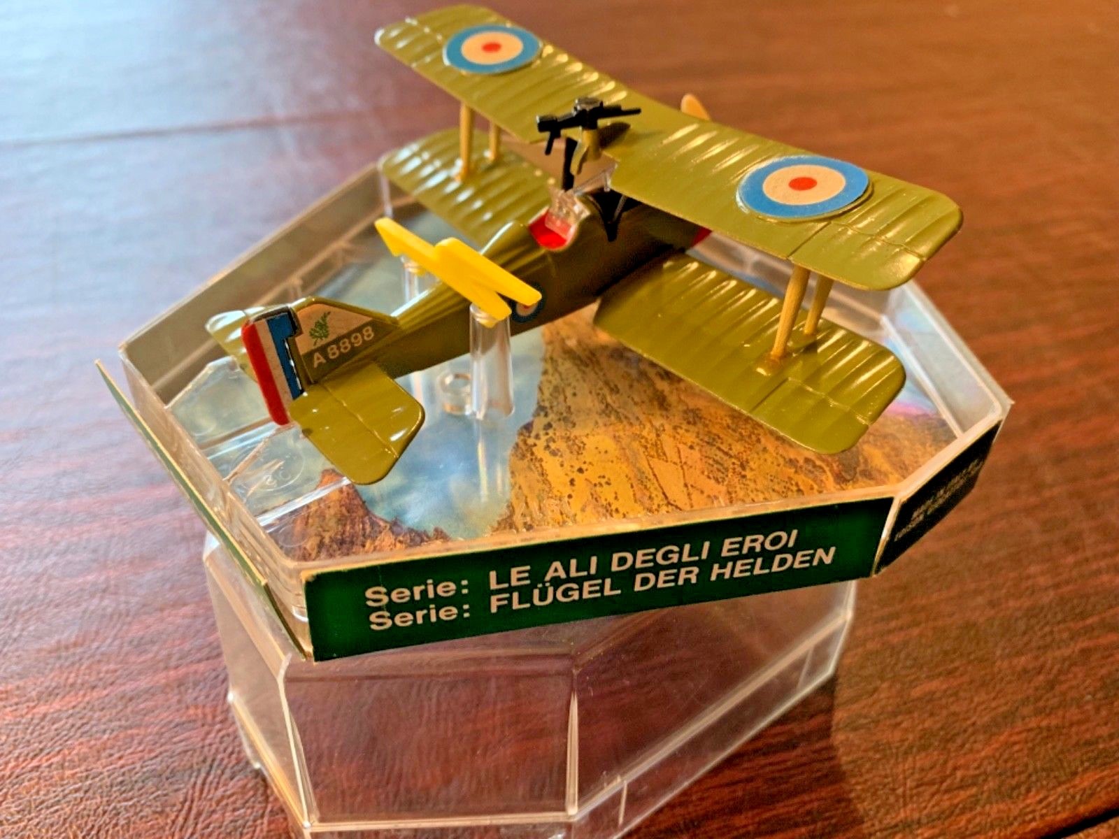 Diecast Plane EDISON AIR LINE H.F. R.A.F. S.E. 5a, 1917,  WW 1 Fighter Plane