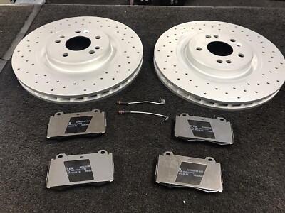 M-CLASS ML300 CDI BLUEEFFICIENCY FRONT DISC CROSS DRILLED MINTEX BRAKE PADS
