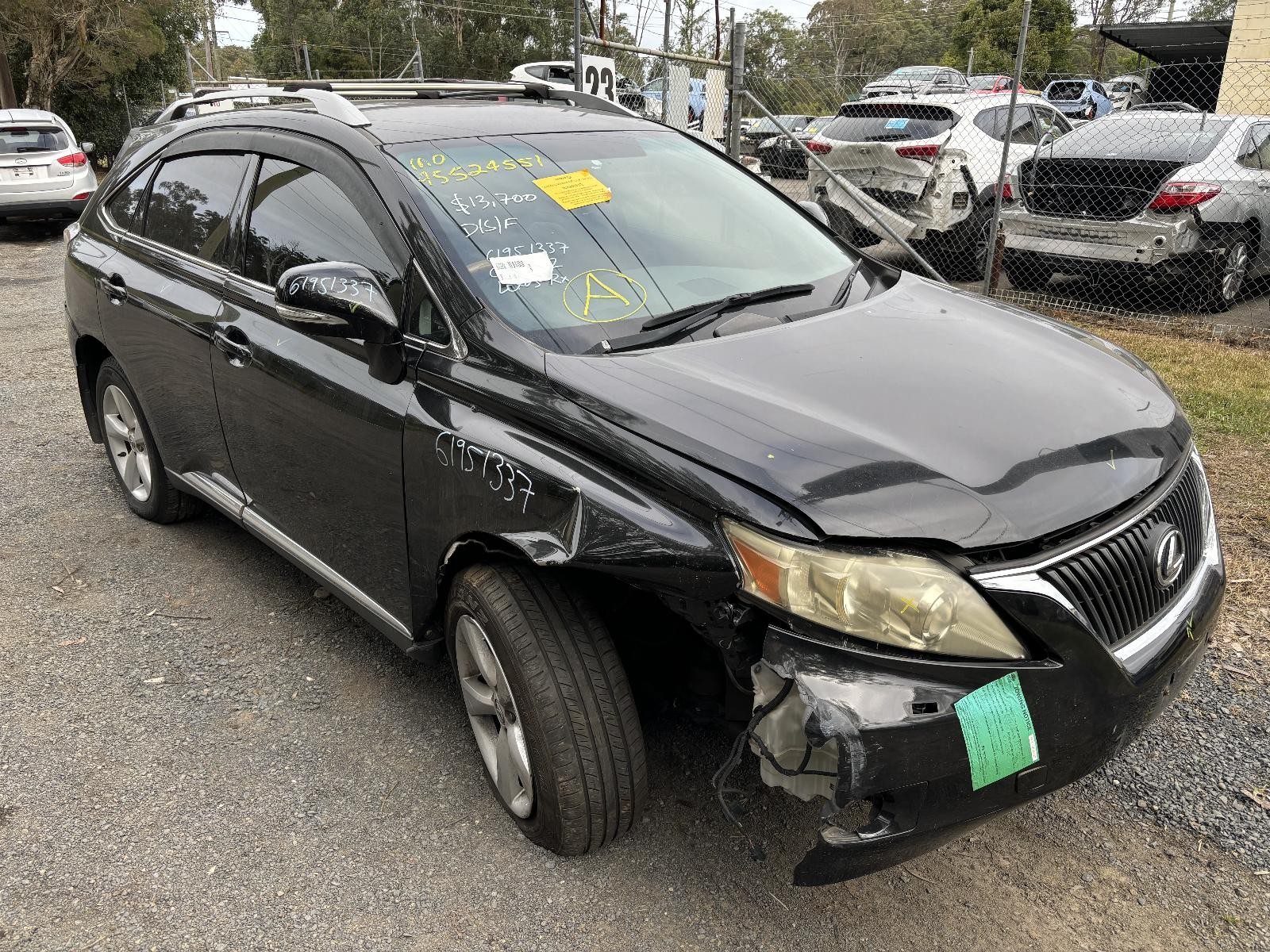 2011 Lexus Rx Series DOOR TRIM LH REAR AL10 LEATHER SPORTS LUXURY 12/08-08/15 08 image 2