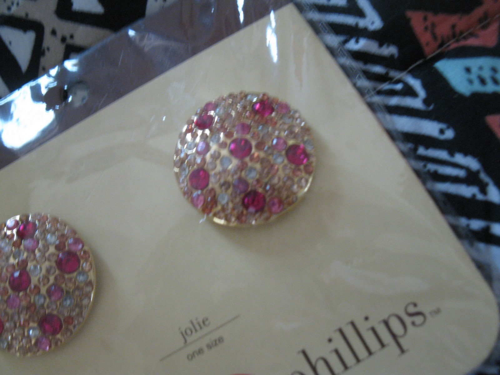 Lindsay Phillips Pair of Jolie Shoe Snaps Last One & Rare!  NIP