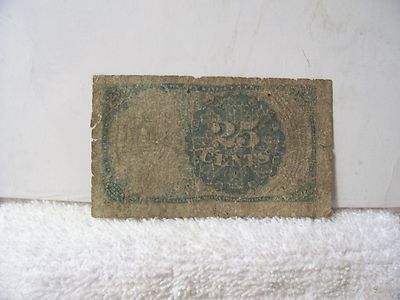 United States 25 Cents Fractional  Currency Fifth Issue