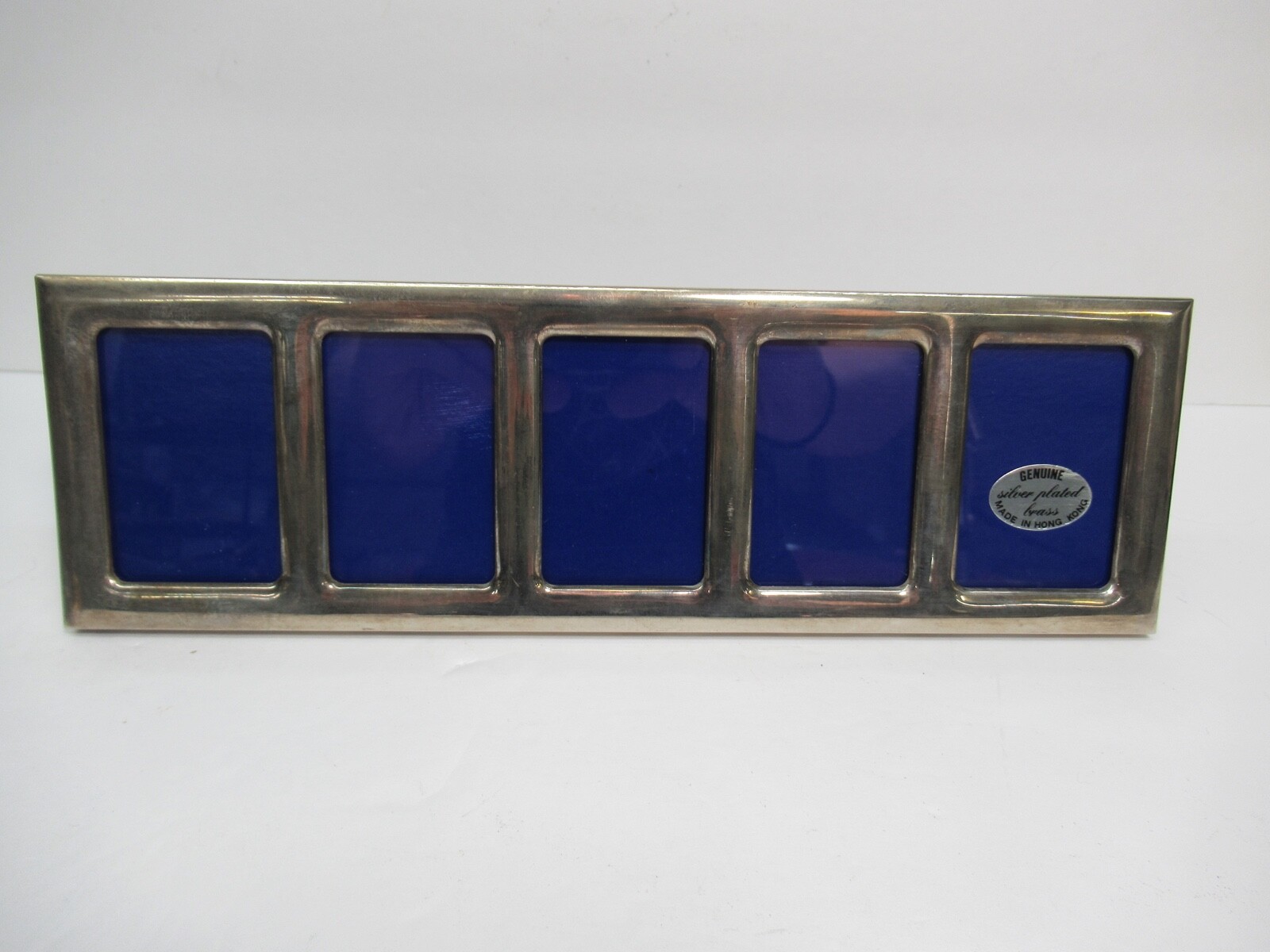 Vintage Silver Plated 5 Picture Photo Frame Rectangle Mini Wallet 2.5