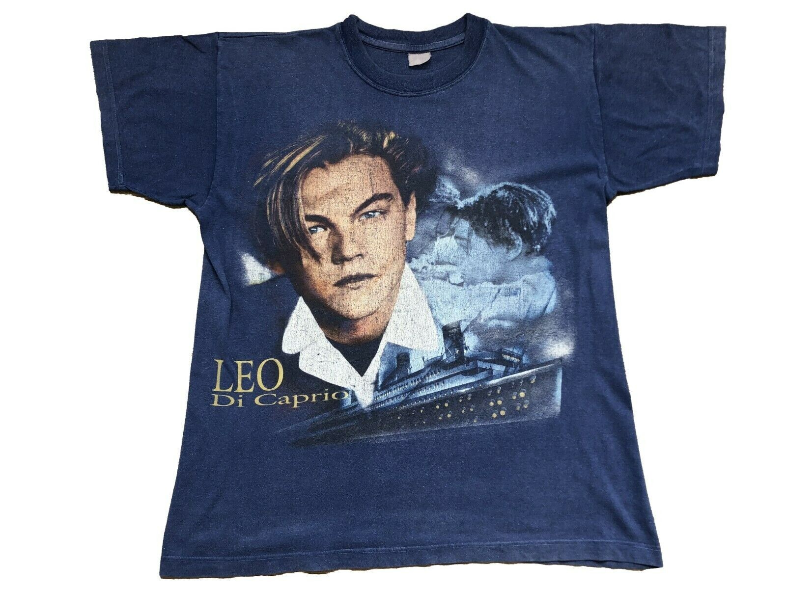 希少 90s LEONARDO DICAPRIO TITANIC Tシャツ Vintage 90s Titanic T-shirt, Leonardo Di Caprio Vintage
