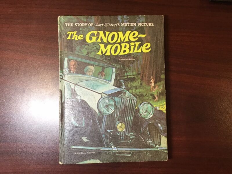 Vintage 1967 Walt Disney’s The Gnome Mobile Whitman  Book Autorized Edition