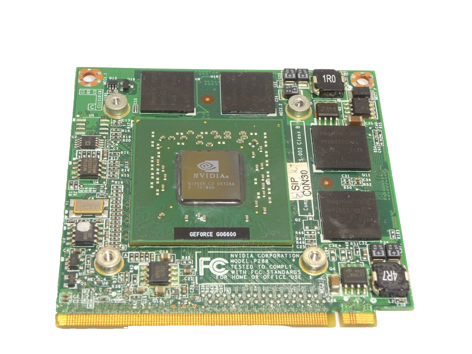 nVIDIA GEFORCE GF-GO6600 256MB NOTEBOOK GRAFIKKARTE #GK9207 nVIDIA GEFORCE GF-GO6600 256MB NOTEBOOK GRAFIKKARTE #GK9207