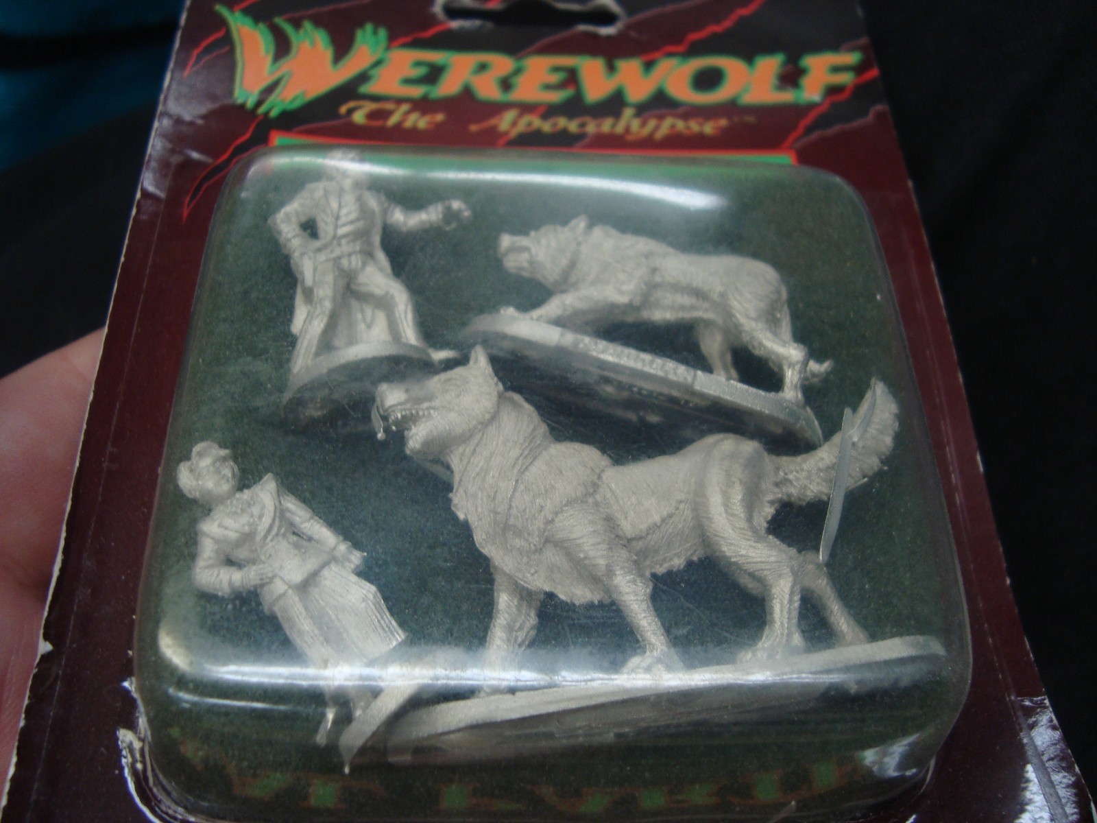 Werewolf The Apocalypse Minitatures 69-006 Silver Fangs Homide Hispo Lupus